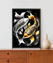 Load image into Gallery viewer, Circle of Fish Acrylic LED Light Wall Art