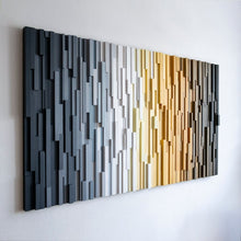 Load image into Gallery viewer, Sacred City Plank Wood Mosaic Wall Decor