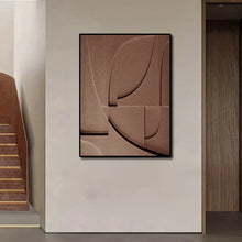 Load image into Gallery viewer, Abstract Brown Flow Painting