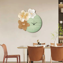 Load image into Gallery viewer, Floral Fusion Wall Clock