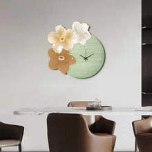 Load image into Gallery viewer, Floral Fusion Wall Clock