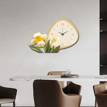 Load image into Gallery viewer, Blooming Elegance Wall Clock