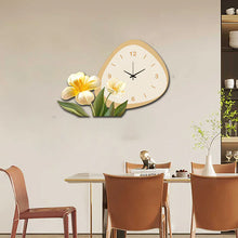 Load image into Gallery viewer, Blooming Elegance Wall Clock