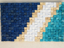 Load image into Gallery viewer, Acoustic Panel Wood Mosaic Wall Decor