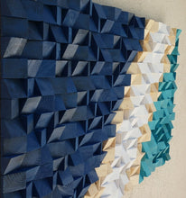 Load image into Gallery viewer, Acoustic Panel Wood Mosaic Wall Decor