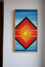 Load image into Gallery viewer, Colorful Geometric Wood Mosaic Boho Art