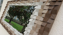 Load image into Gallery viewer, Cube Art Wood Mirror Mosaic Wall Decor