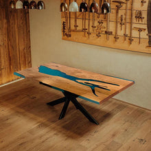 Load image into Gallery viewer, Panama Epoxy Resin Dining Table