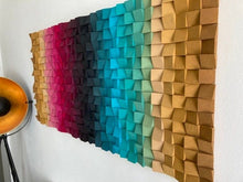 Load image into Gallery viewer, Garden Of Grapes Wood Mosaic Wall Decor