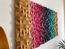 Load image into Gallery viewer, Garden Of Grapes Wood Mosaic Wall Decor