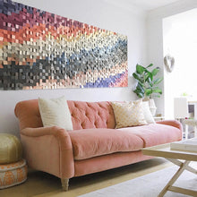 Load image into Gallery viewer, Going With The Flow Wood Mosaic Wall Decor