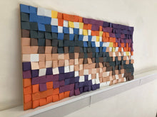Load image into Gallery viewer, Going With The Flow Wood Mosaic Wall Decor