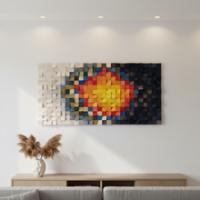 Load image into Gallery viewer, Gorgeous Sun Wood Mosaic Wall Decor
