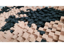 Load image into Gallery viewer, Large Wooden World Map Wood Mosaic Wall Decor