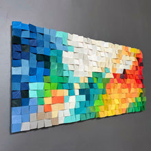Load image into Gallery viewer, Future Vision Wood Mosaic Wall Decor