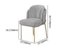 Load image into Gallery viewer, Linenic Modern Gray Dining Chair