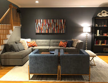 Load image into Gallery viewer, Mid Century Modern Art Wood Mosaic Wall Decor