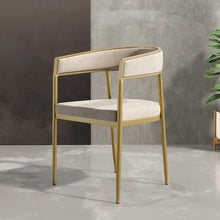Load image into Gallery viewer, Modern Velvet Upholstered Dining Chair