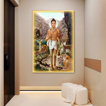 Load image into Gallery viewer, Nilkanth Varni Crystal Painting With LED