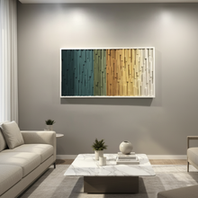 Load image into Gallery viewer, PASTEL PLANK WOOD MOSAIC WALL DECOR