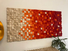 Load image into Gallery viewer, Charming Red Carpet Wood Mosaic Wall Decor