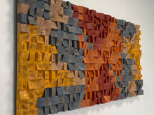 Load image into Gallery viewer, Rustic Burnt Wood Mosaic Wall