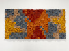 Load image into Gallery viewer, Rustic Burnt Wood Mosaic Wall