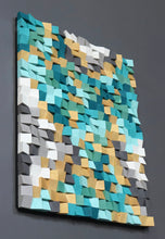 Load image into Gallery viewer, Sea Breeze Wood Mosaic Wall Decor