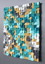 Load image into Gallery viewer, Sea Breeze Wood Mosaic Wall Decor