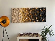 Load image into Gallery viewer, Spicy Caribbean Curry Wood Mosaic Wall Decor