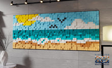 Load image into Gallery viewer, Sunny Beach 3D Wood Mosaic Wall Decor