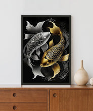 Load image into Gallery viewer, Circle of Fish Acrylic LED Light Wall Art