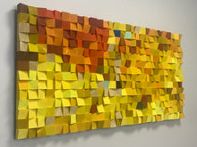 Load image into Gallery viewer, Yellow Autumn Leaves Mosaic Wall Decor