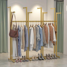 Load image into Gallery viewer, Heavy Duty Metal Clothes Rack With 8 Straight Arms Modern Entryway Clothing Rack