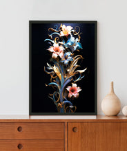 Load image into Gallery viewer, Classic Flowers Acrylic LED Light Wall Art