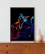 Load image into Gallery viewer, Jai Hanuman Acrylic LED Light Wall Art