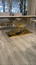 Load image into Gallery viewer, White Dinning Table For Six Person Modern Rectangular Table top