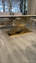 Load image into Gallery viewer, White Dinning Table For Six Person Modern Rectangular Table top