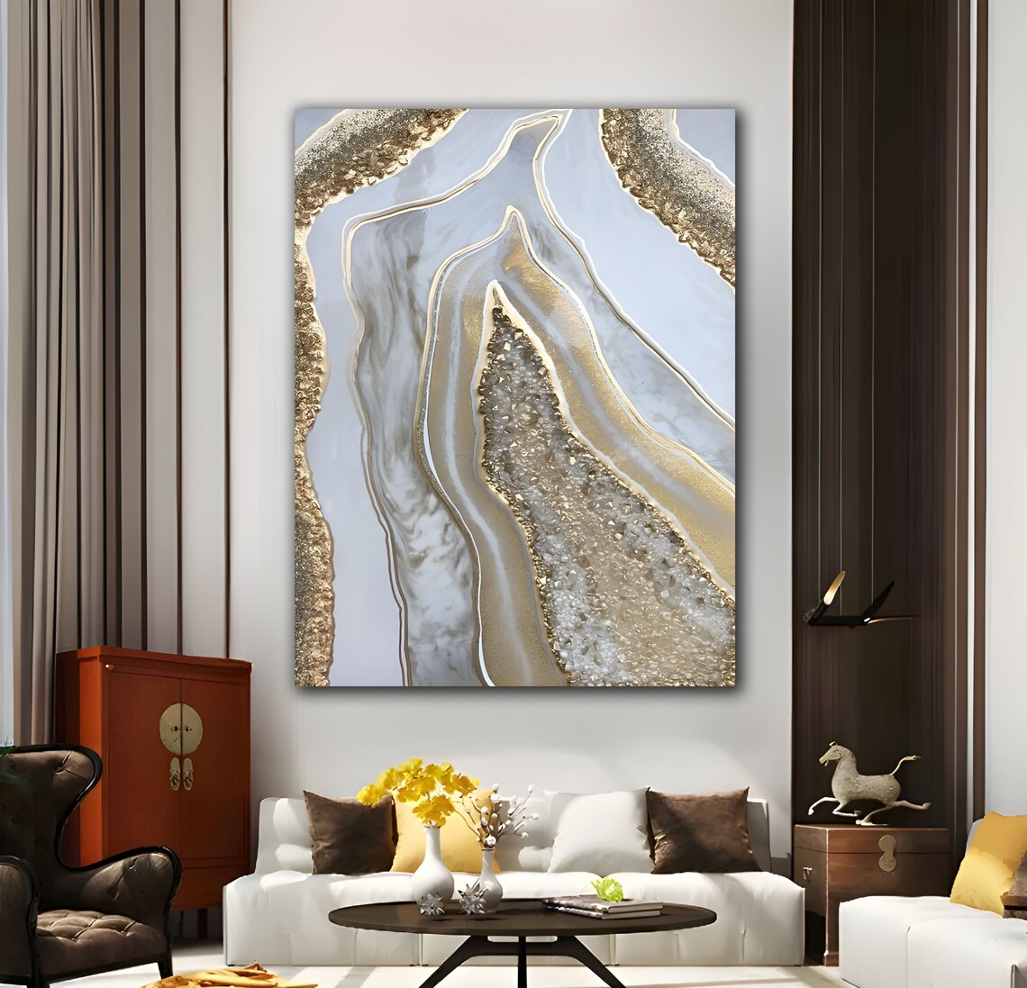 Amazing Abstract Resin Wall Art Painting – Saajawat