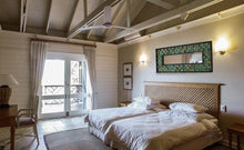 Load image into Gallery viewer, Turquoise Shou Sugi Ban Mirror Mosaic Wall Decor