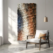 Load image into Gallery viewer, Mosaic Prism Wood Mosaic Wall Decor