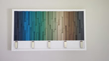 Load image into Gallery viewer, Spectrum Ridge Wall Hook Rack Plank Wood Mosaic Wall Decor