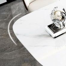 Load image into Gallery viewer, Luxury Italian Style Stainless Steel Rose Gold Dinning Table