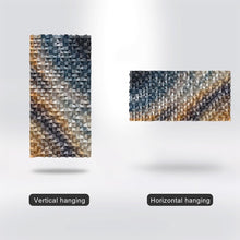 Load image into Gallery viewer, Monochrome Facets Wood Mosaic Wall Decor
