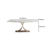 Load image into Gallery viewer, Luxury Italian Style Stainless Steel Rose Gold Dinning Table