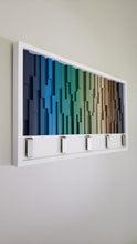 Load image into Gallery viewer, Spectrum Ridge Wall Hook Rack Plank Wood Mosaic Wall Decor
