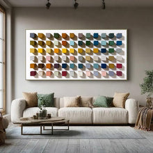 Load image into Gallery viewer, Colorful Wood Art Painting Wood Mosaic Wall Decor