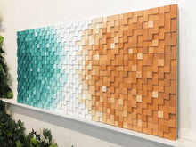 Load image into Gallery viewer, Beach Wood Mosaic Wall Decor