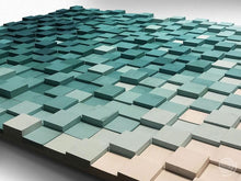 Load image into Gallery viewer, Beach Wood Mosaic Wall Decor