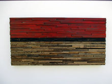 Load image into Gallery viewer, Abstract Landscape Wall Art Plank Wood Mosaic Wall Decor
